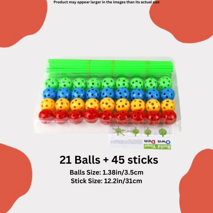 Funtown™ 21 Sticks + 45 Balls